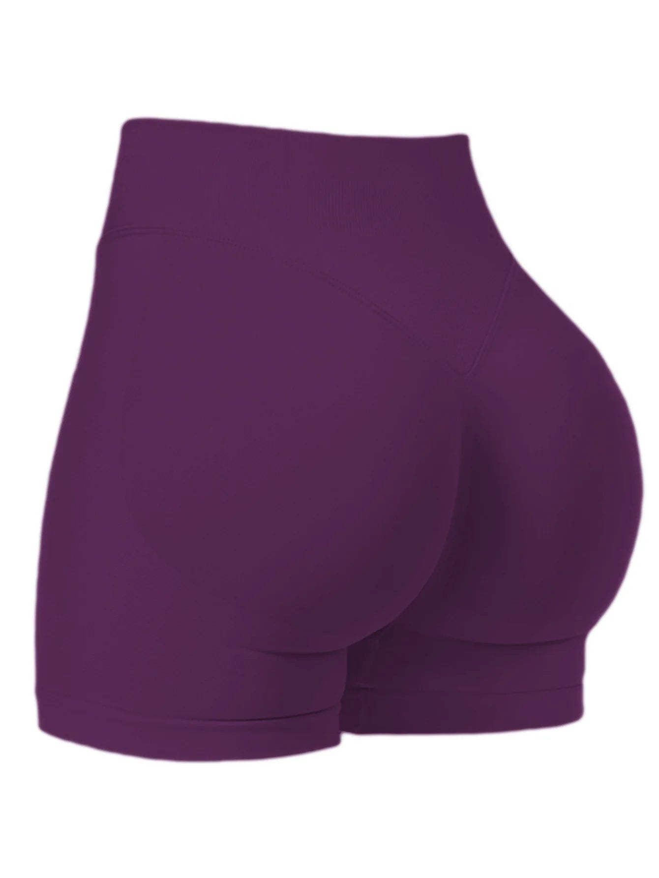 Women's High Waisted Seamless Fitness Shorts