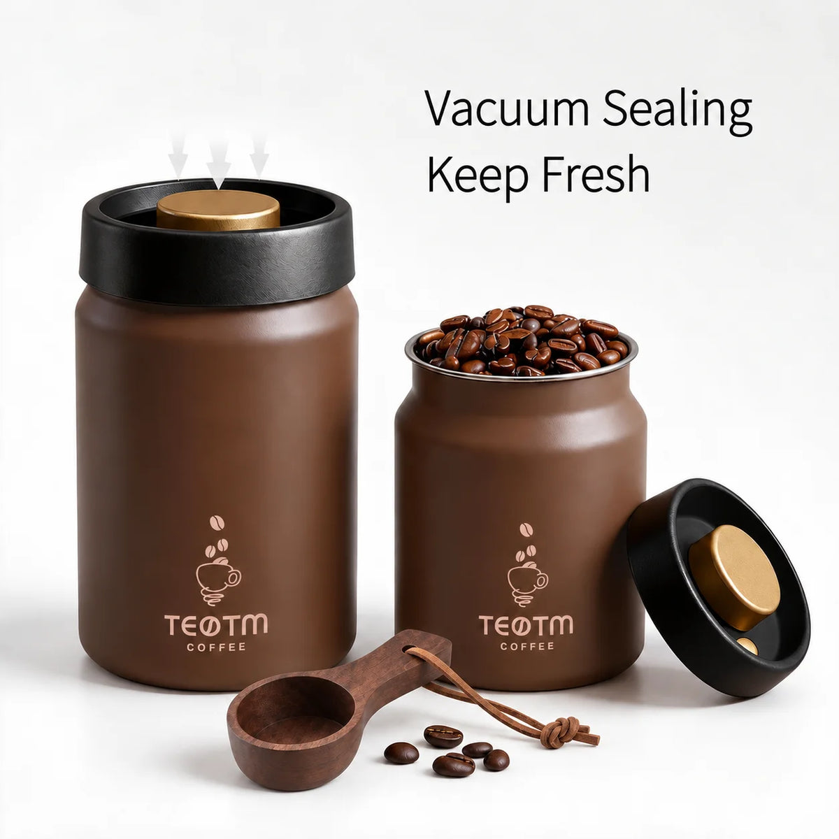 Stainless Steel Vacuum Coffee Storage Container