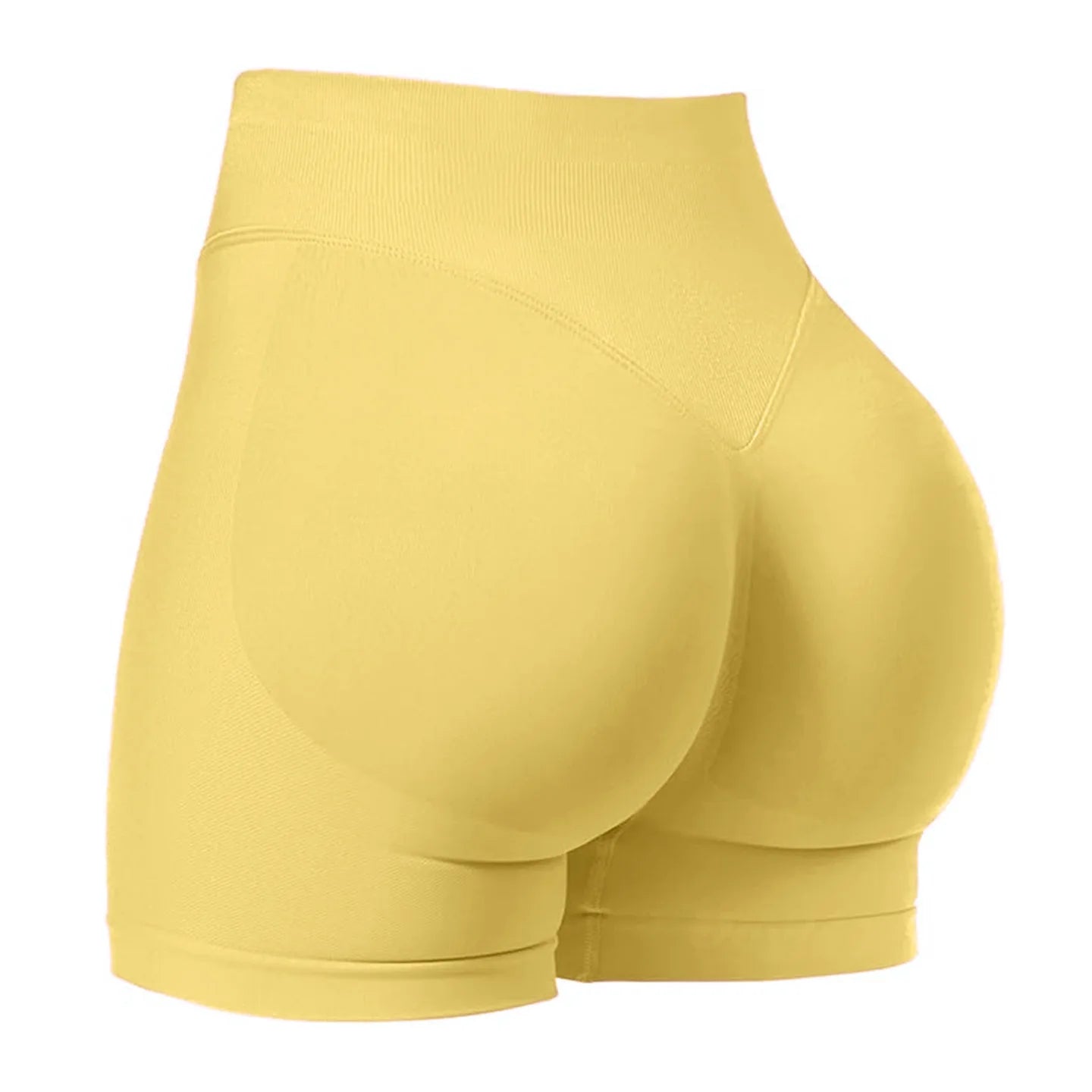 Women's High Waisted Seamless Fitness Shorts