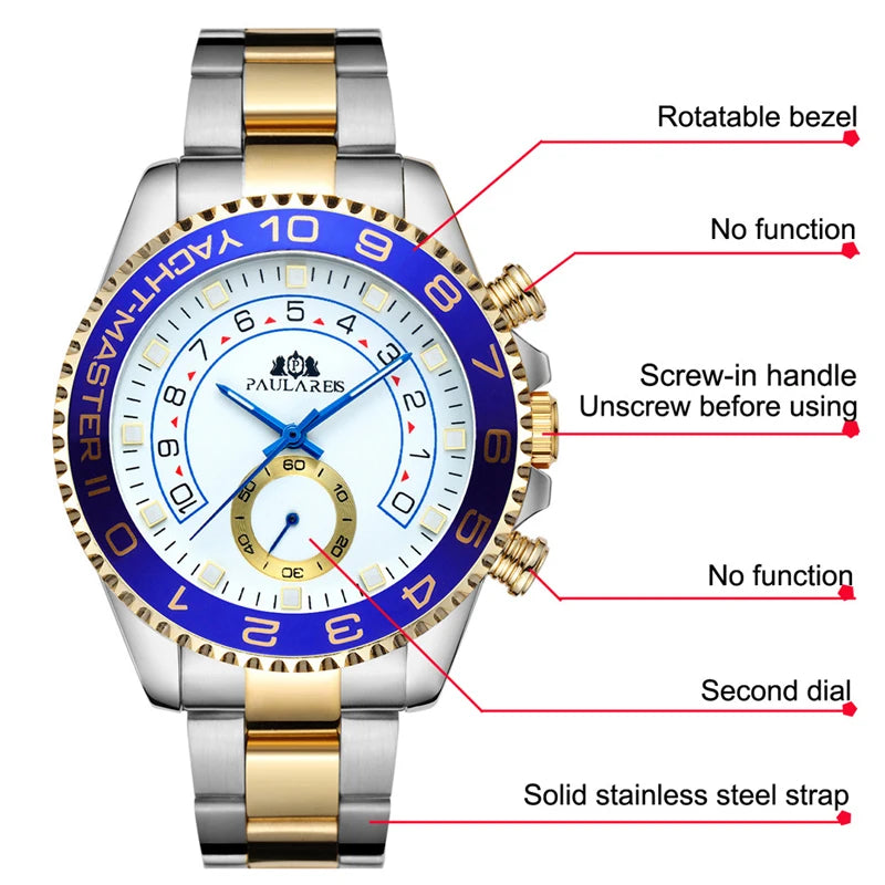 Luxury Automatic Mechanical watch for Men Stainless Steel