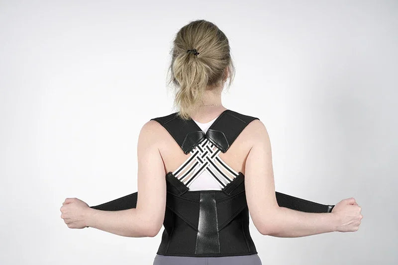 Posture Corrector for Women & Men Adjustable Back Shoulder Brace for Upper Spine