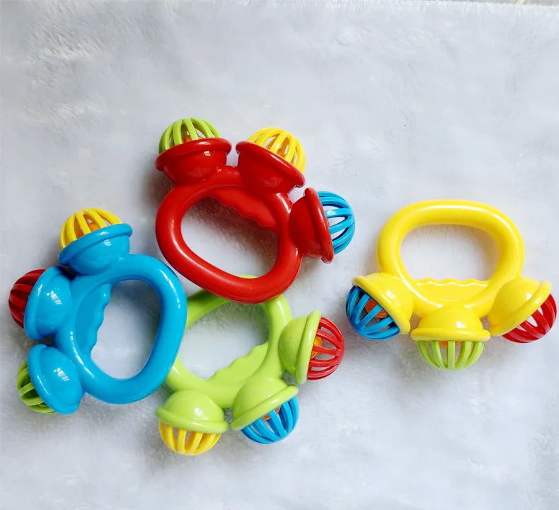Baby Hand Rattle Ball Toy for Newborns 1-4 PCS