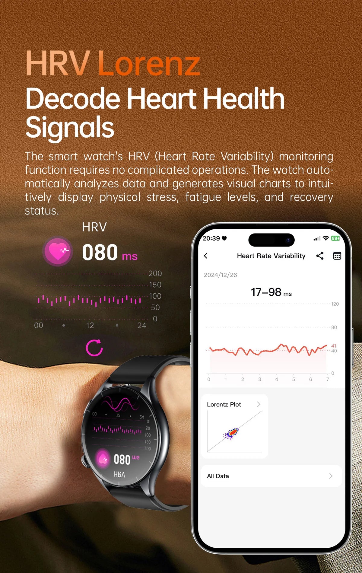 2025 Clinical Grade Laser Therapy Smartwatch - Blood Pressure Heart Rate Monitor