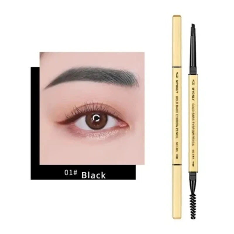 Waterproof Eyebrow Tattoo Pencil with Brush - Dark Coffee