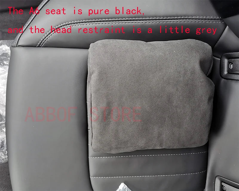 Car Seat Neck Support Pillow- Soft Headrest Cushion for Driver & Passenger