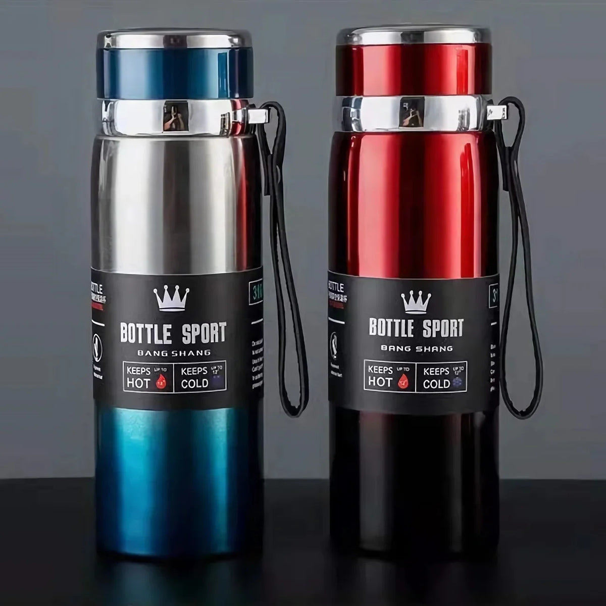 800ML Double - Wall Stainless Steel Insulted Water Bottle