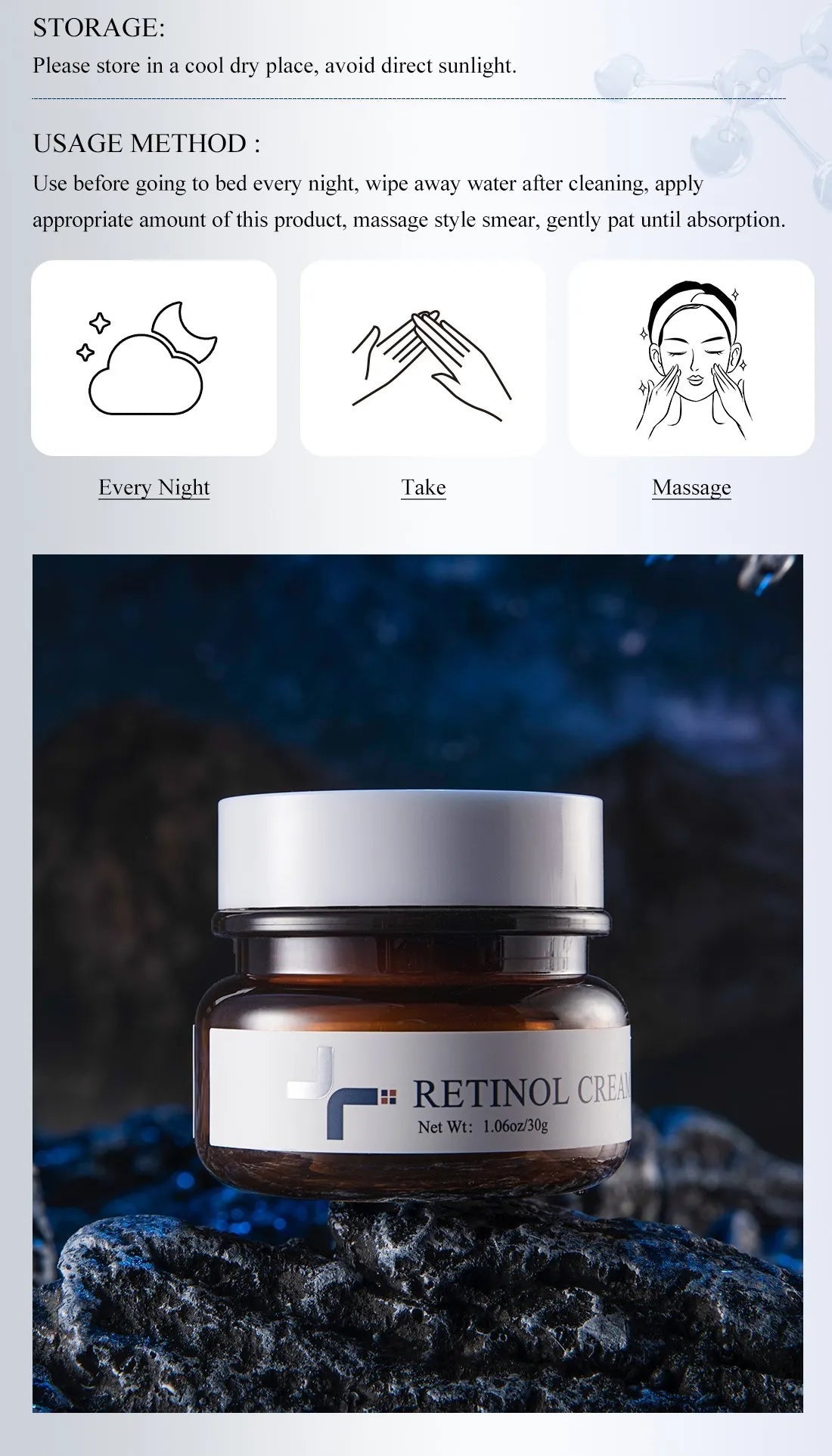 FAIRKING Retinol Face Cream - Hydrating & Skin Smoothing 30g