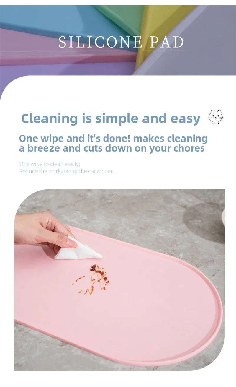 Non - slip Waterproof Pet Feeding Mat