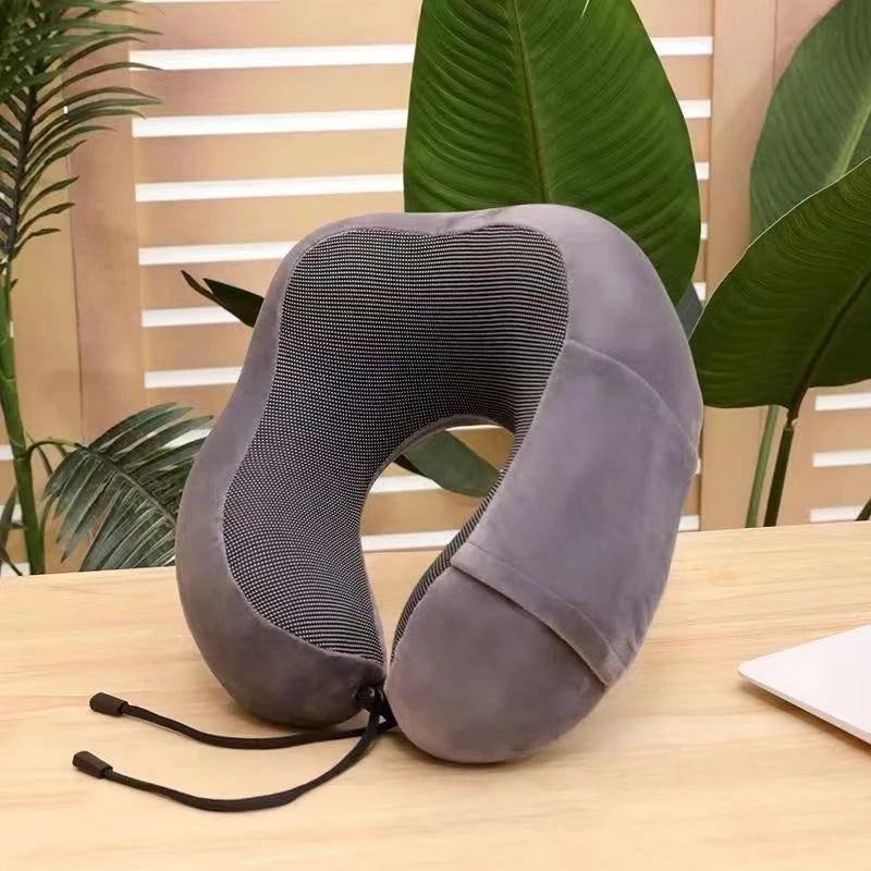 U Shaped Memory Foam Travel Neck Pillow - Soft & Comfortable for Travel