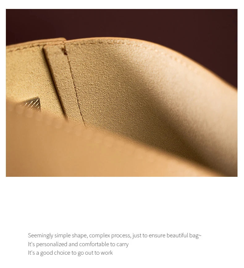 2025 Genuine Leather Buket Bag - Designer Crossbody Shoulder Bag for Women