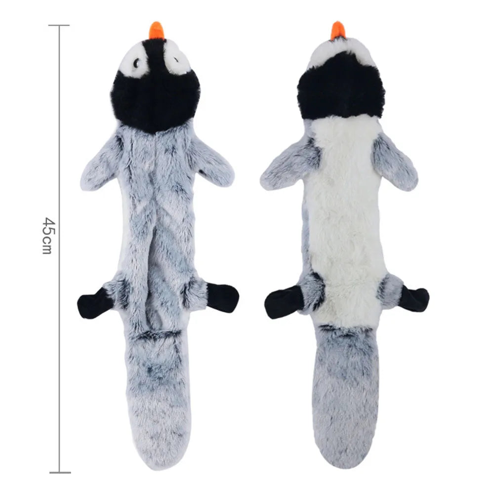 Funny Simulated Animal Plush Squeaky Dog Toy – Stuffingless Chew Toy for Dogs