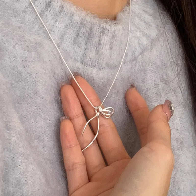 925 Sterling Silver Necklace Heart Pendant Love Adjustable Choker Elegant for Women Girl Jewelry Gift Dropshipping Wholesale