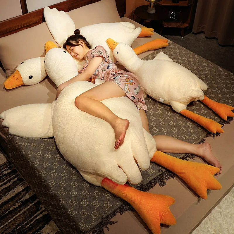Funny Giant Goose Plush Stuffed Toy- Soft Duck Sleeping Pillow & Soft Cushion, Kids & Girlfriend Birthday Gift