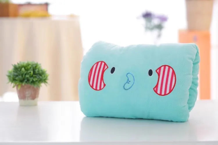 Kids Cartoon Plush Hand Pillow & Hand Warmer - Cute Winter Arm Pillow Children's Gift
