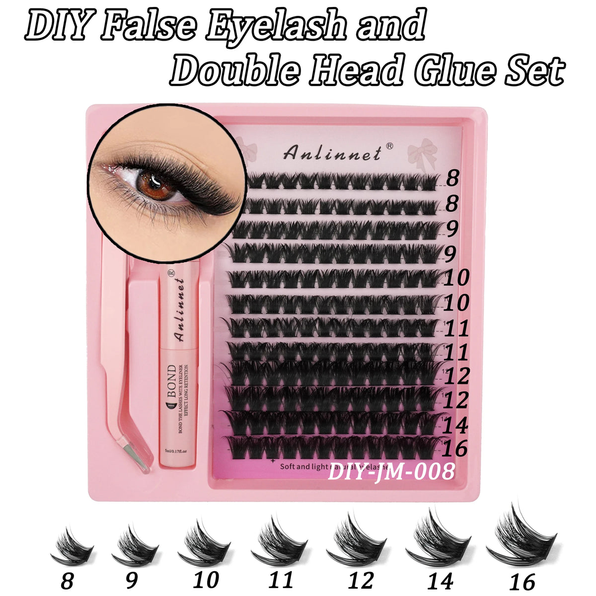 DIY Lash Clusters - 8- 15mm