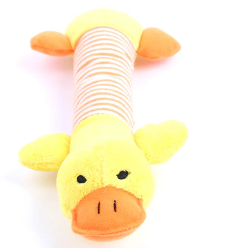 Funny Simulated Animal Plush Squeaky Dog Toy – Stuffingless Chew Toy for Dogs
