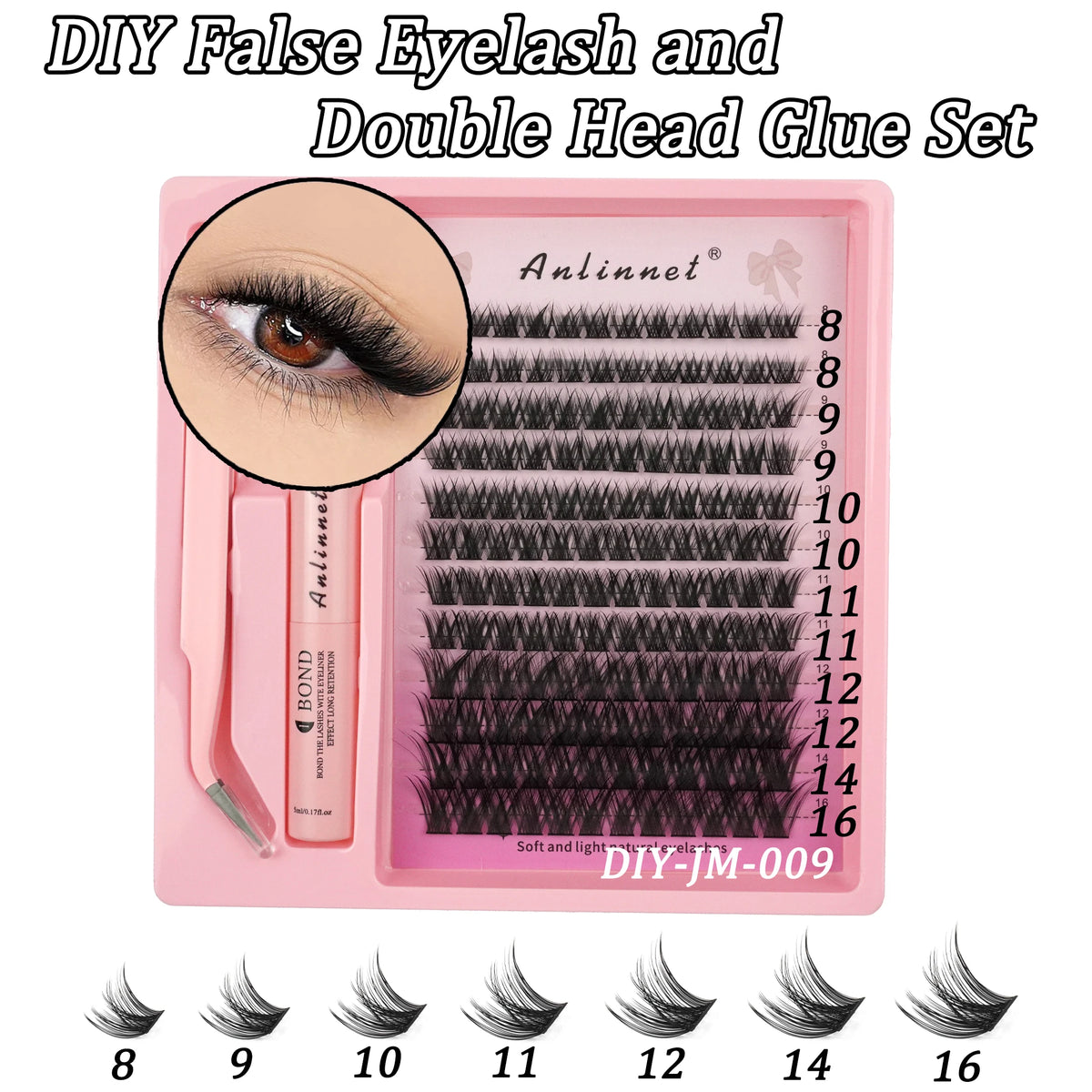 DIY Lash Clusters - 8- 15mm