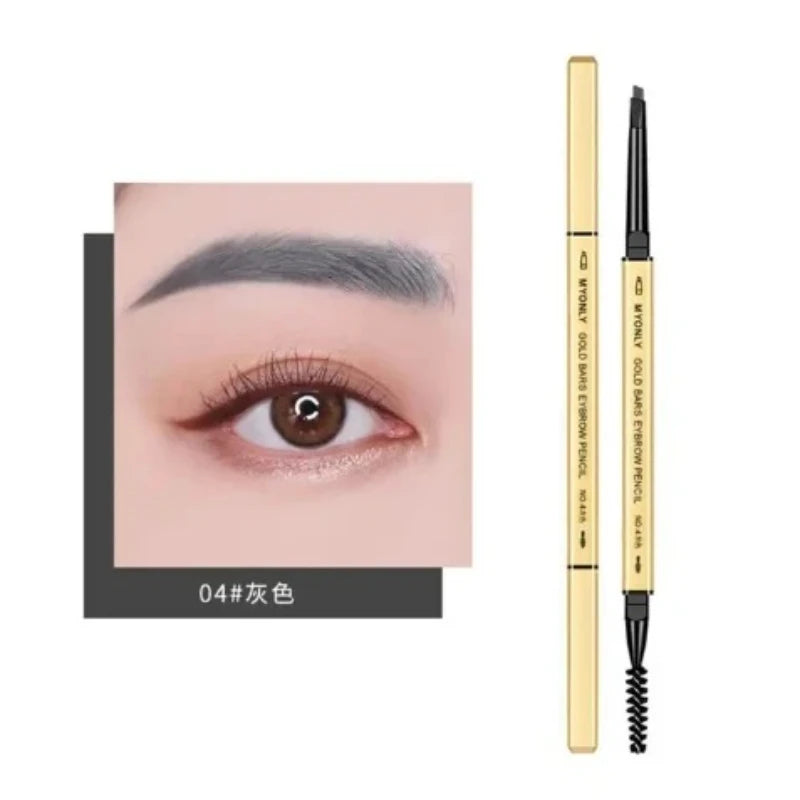 Waterproof Eyebrow Tattoo Pencil with Brush - Dark Coffee
