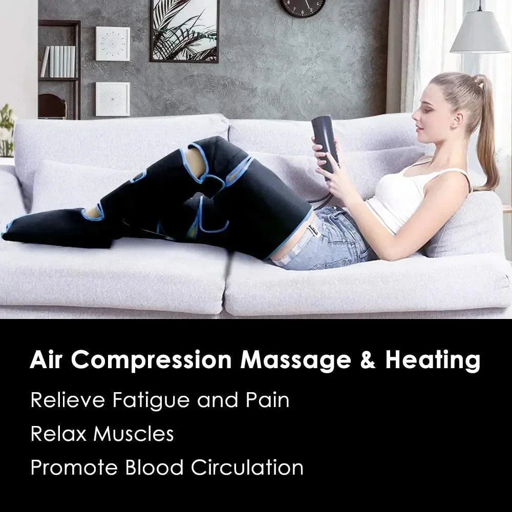 Foot air pressure leg massager 6 modes promotes blood circulation body massager