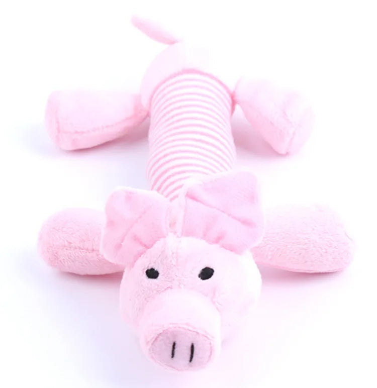 Funny Simulated Animal Plush Squeaky Dog Toy – Stuffingless Chew Toy for Dogs