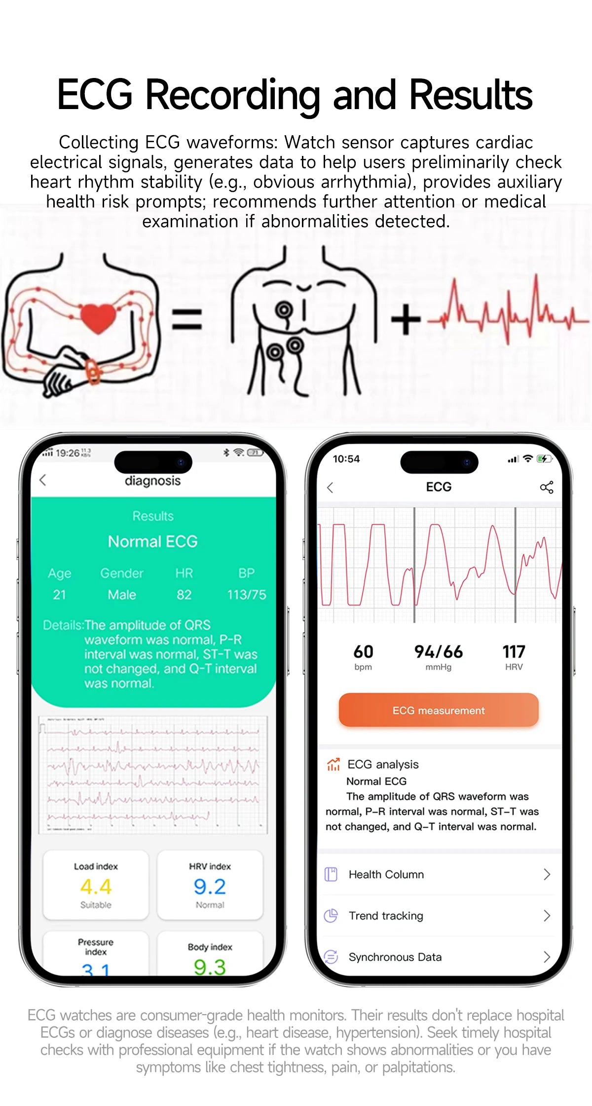 2025 Nursing Grade Laser Therapy Smartwatch- ECG PPG Blood Pressure Uric Acid Monitor