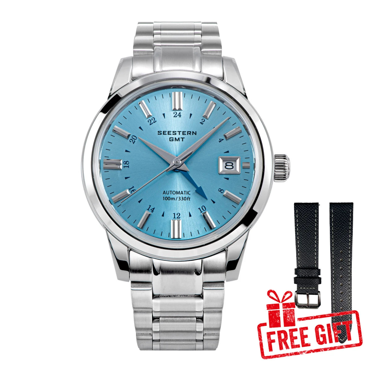 SEESTERN GMT Men of Watch Automatic NH34 Movement