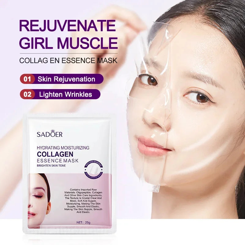 Collagen Anti-Aging Facial Mask Hydrating, Brightening & Wrinkle Repair