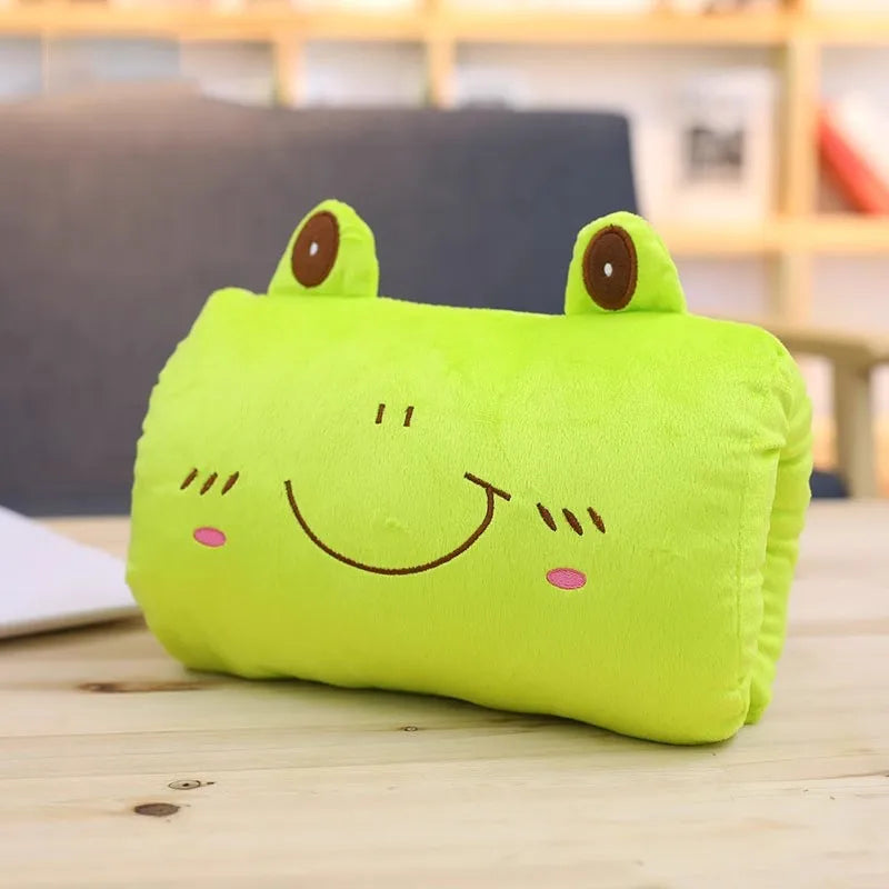 Kids Cartoon Plush Hand Pillow & Hand Warmer - Cute Winter Arm Pillow Children's Gift