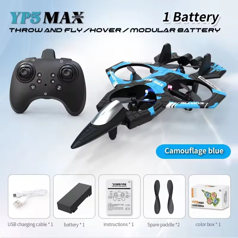 4-Axis Gyro Remote Control Fighter Jet 360* Flip RC Airplane for Kids & Boys