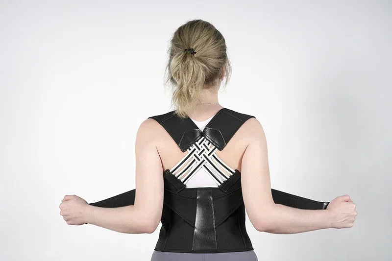 Posture Corrector for Women & Men Adjustable Back Shoulder Brace for Upper Spine