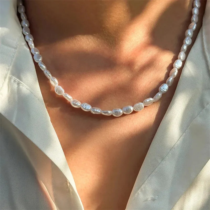 Fashion Pearl Choker Necklace for Women