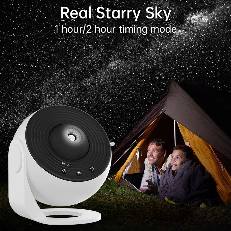 Night Light Galaxy Projector Starry Sky Projector 360° Rotate Planetarium Lamp For Kids Bedroom Valentines Day Gift Wedding Deco