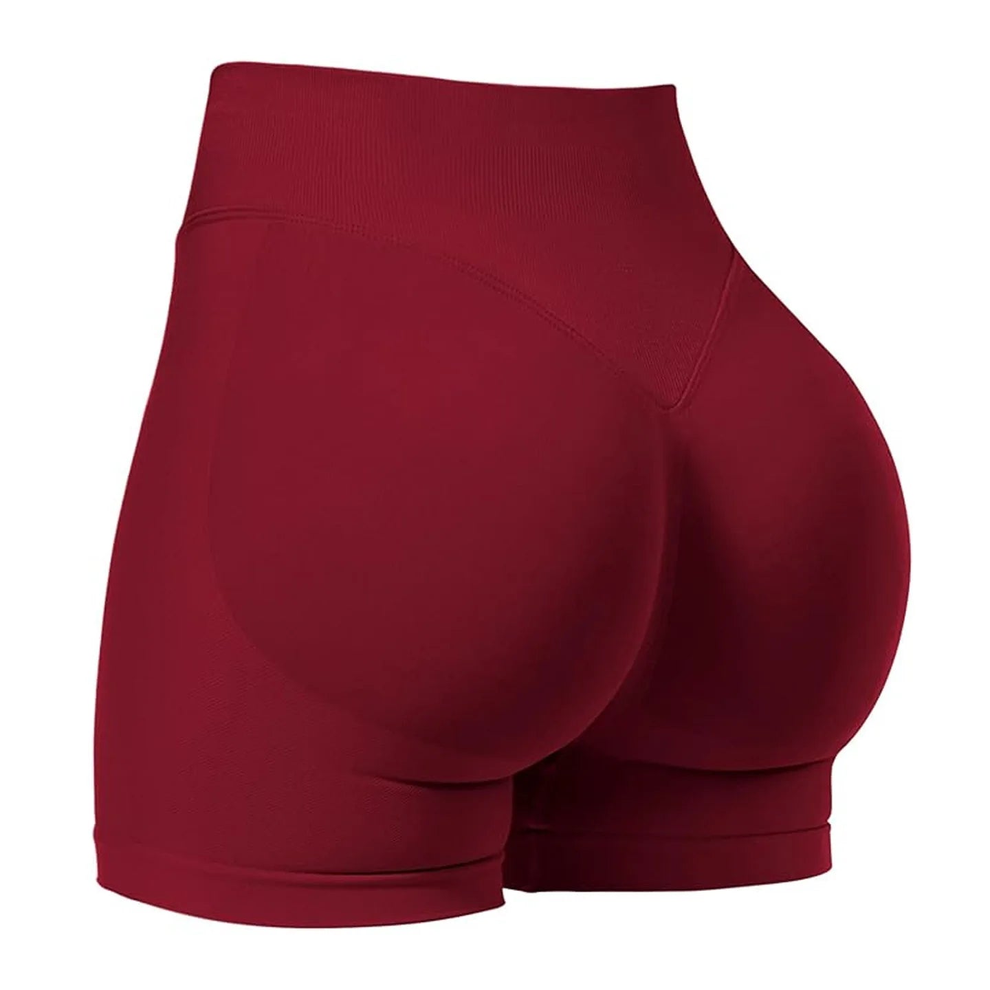 Women's High Waisted Seamless Fitness Shorts