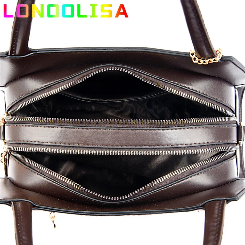 Casual Tote Luxury Leather Handbags Purse Women Bag 2024 Designer