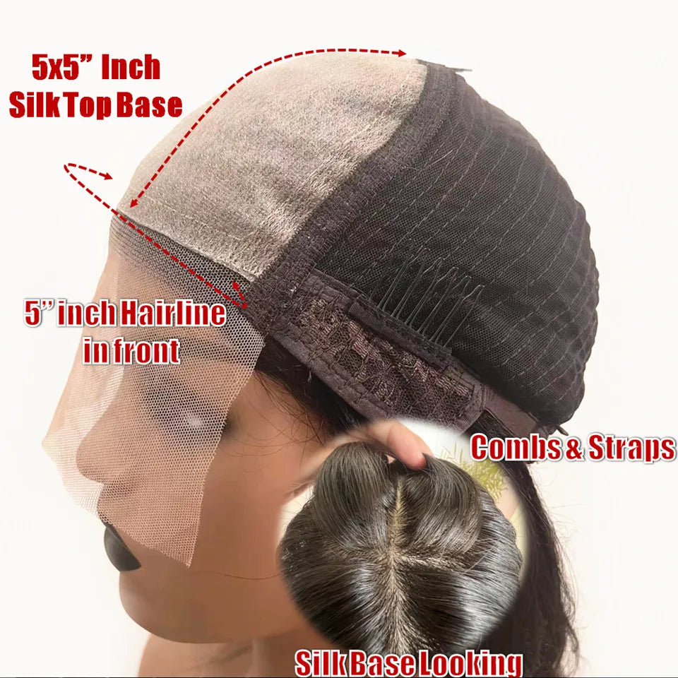 Body Wave Ombre Blond Wig 13x4 / 13x6 Lace Front Human Hair Wig