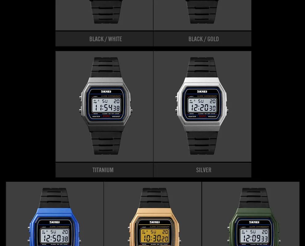 SKIMEI Women's Digital Watch Waterproof Sports Timepiece