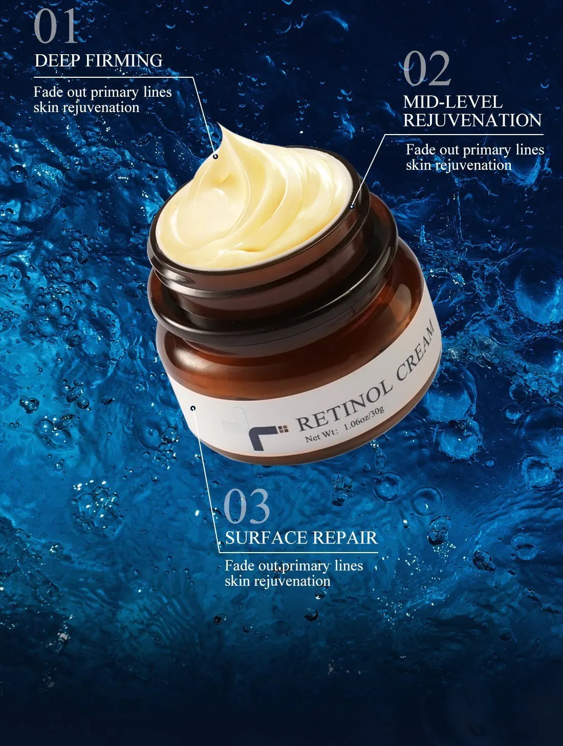 FAIRKING Retinol Face Cream - Hydrating & Skin Smoothing 30g