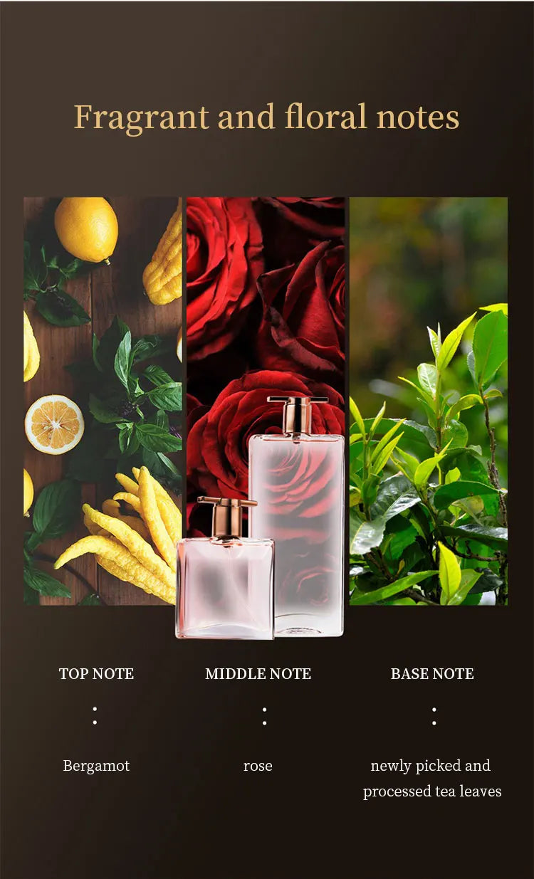 Hot Sale 50ml Eau De Parfum Spray Sweet Fruit Floral Notes Long Lasting Energetic Romantic Idol Perfume for Women