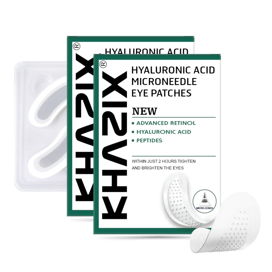 Retinol Microneedle Eye Patches with Hyaluronic Acid - Aging Under Eye Treatment