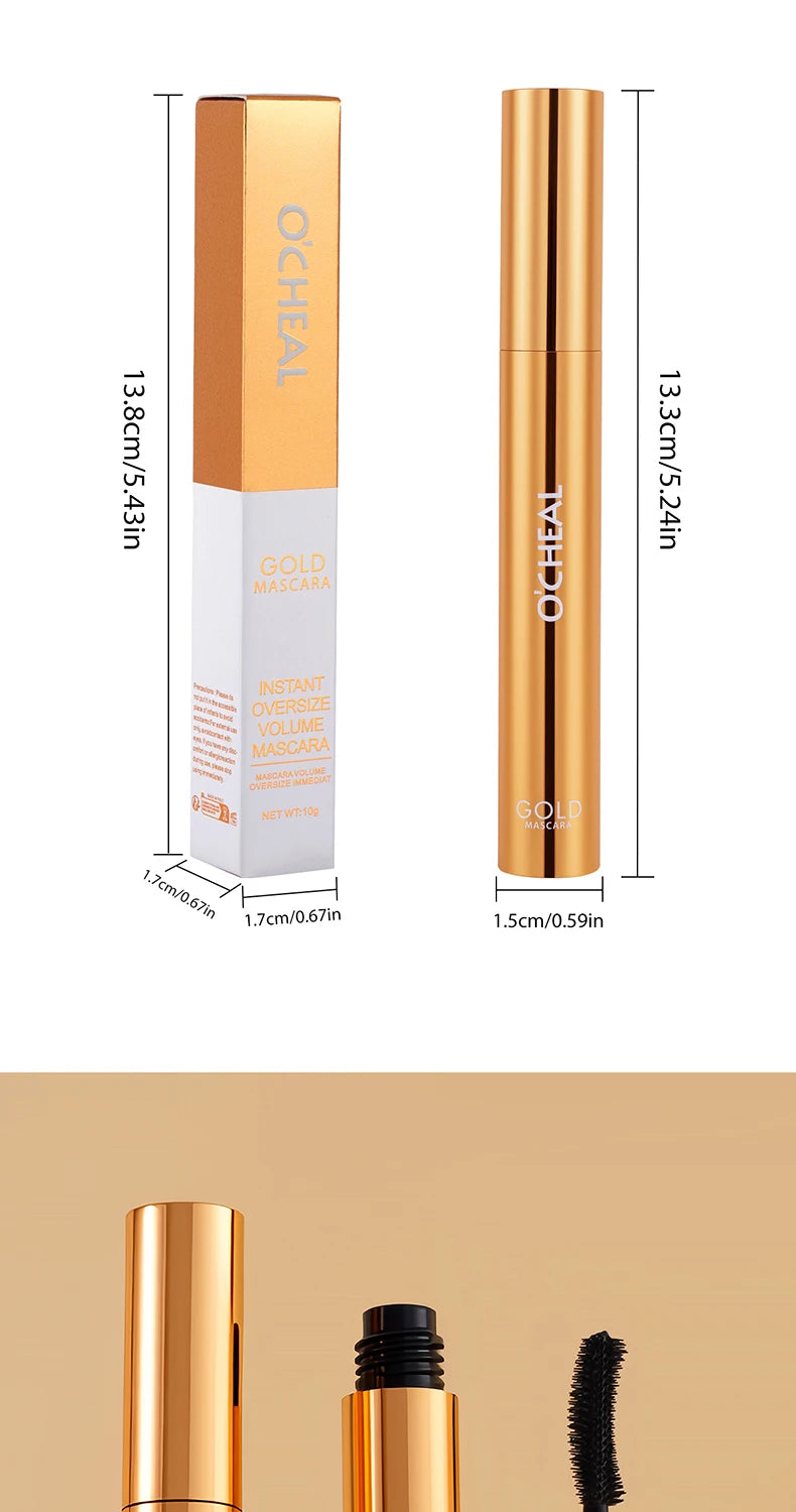 O' Cheal 3D Silk Fiber Mascara Volumizing & Lengthening Black Lash