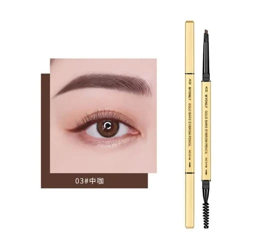 Waterproof Eyebrow Tattoo Pencil with Brush - Dark Coffee