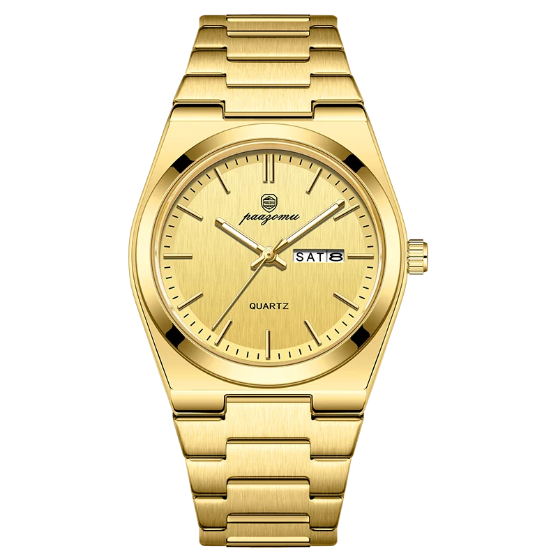 PAAZOMU Luxury Quartz Men's Watch Sport Waterproof Wristwatch