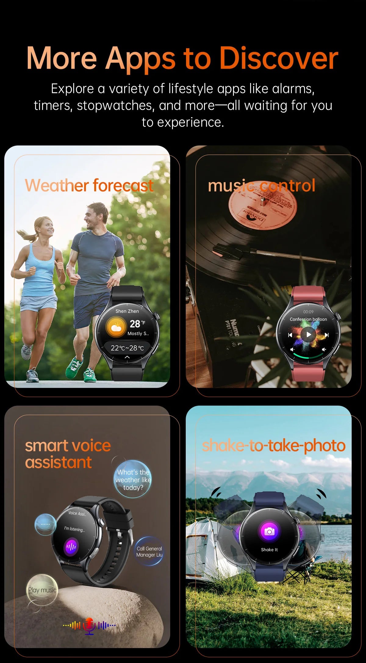 2025 Clinical Grade Laser Therapy Smartwatch - Blood Pressure Heart Rate Monitor