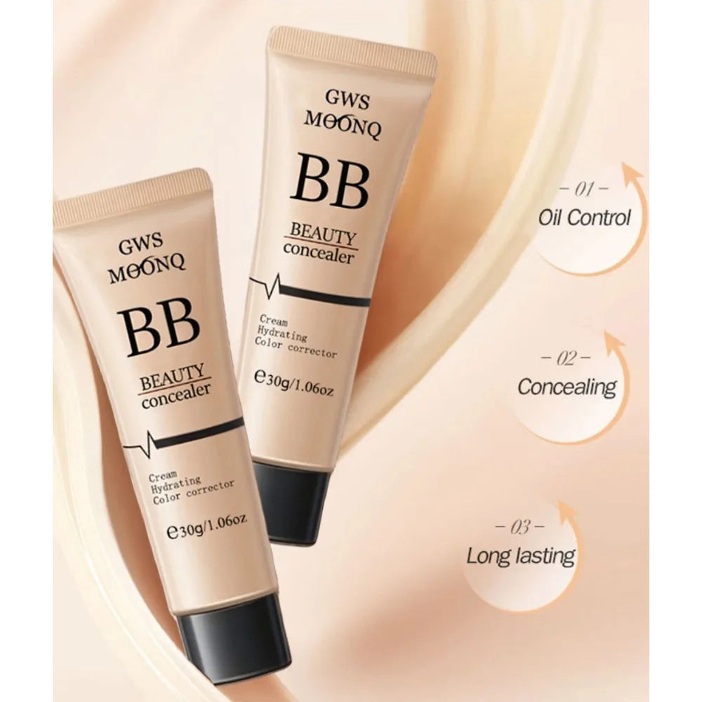 Full Coverage BB Cream - Long - Lasting Liquid Foundation & Concealer