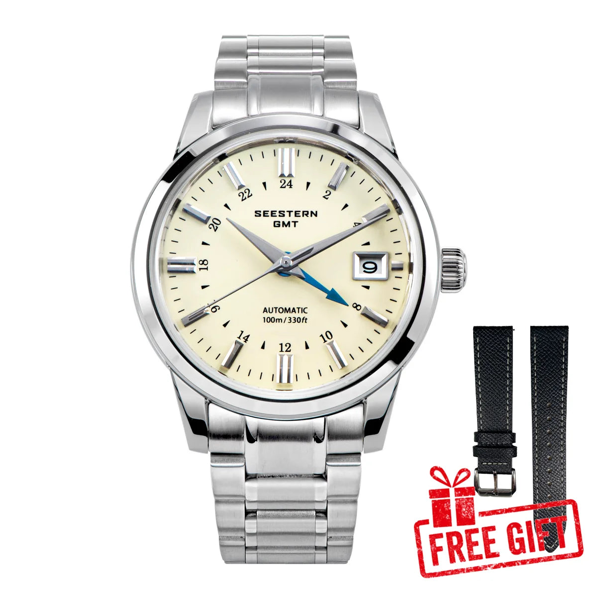 SEESTERN GMT Men of Watch Automatic NH34 Movement