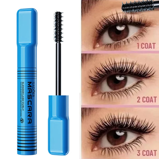 Waterproof Lengthening Mascara - Silk Fiber Formula for Volume & Length