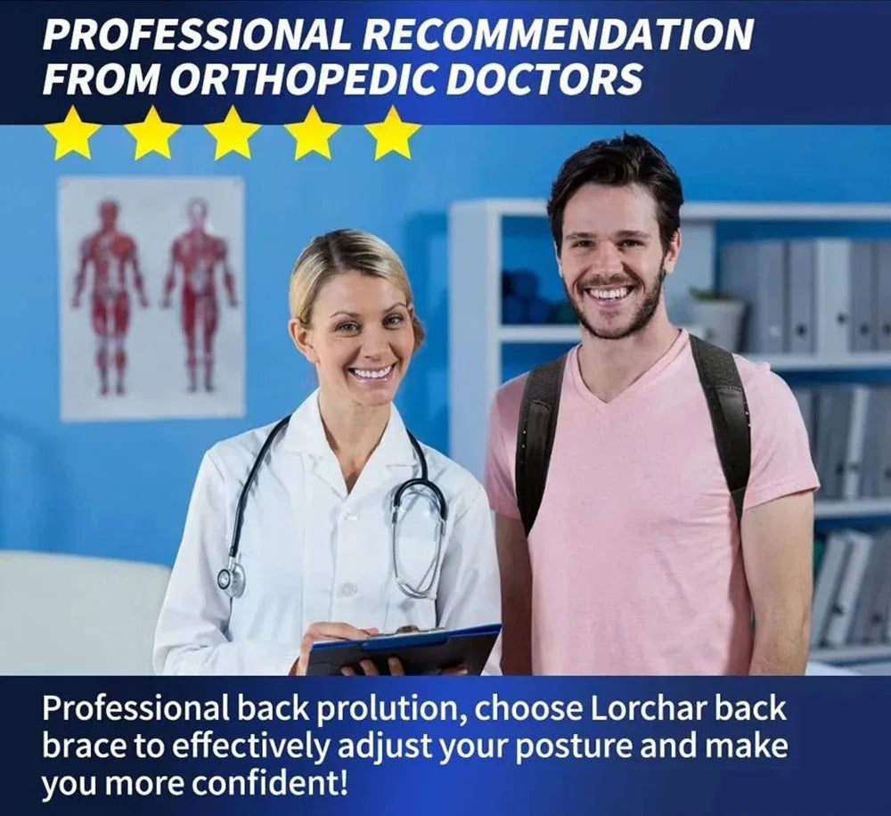 Adjustable Posture Corrector Belt Back & Shoulder Support Brace for Men & Women