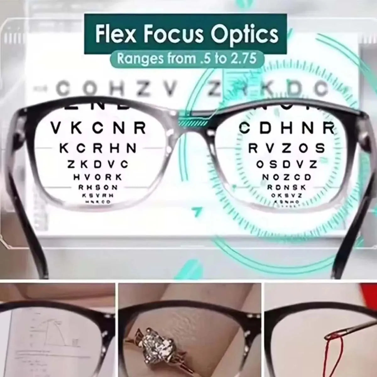 Multifocal Reading Glasses for Women and Men