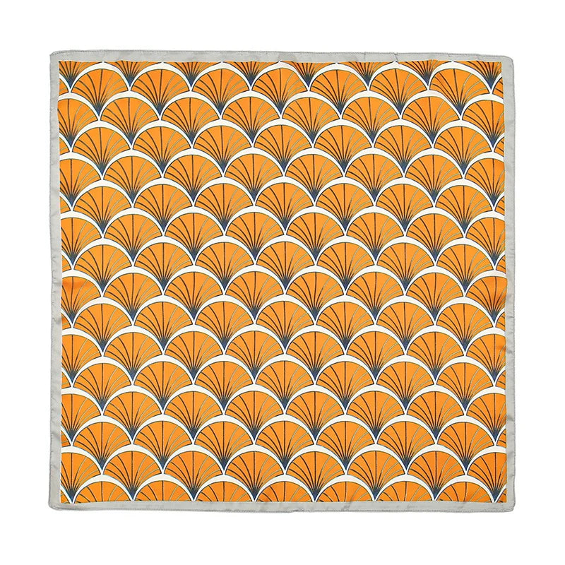 Luxury Print Satin Silk Square Scarf for Women Hijab Shawl & Elegant Wrap Accessory
