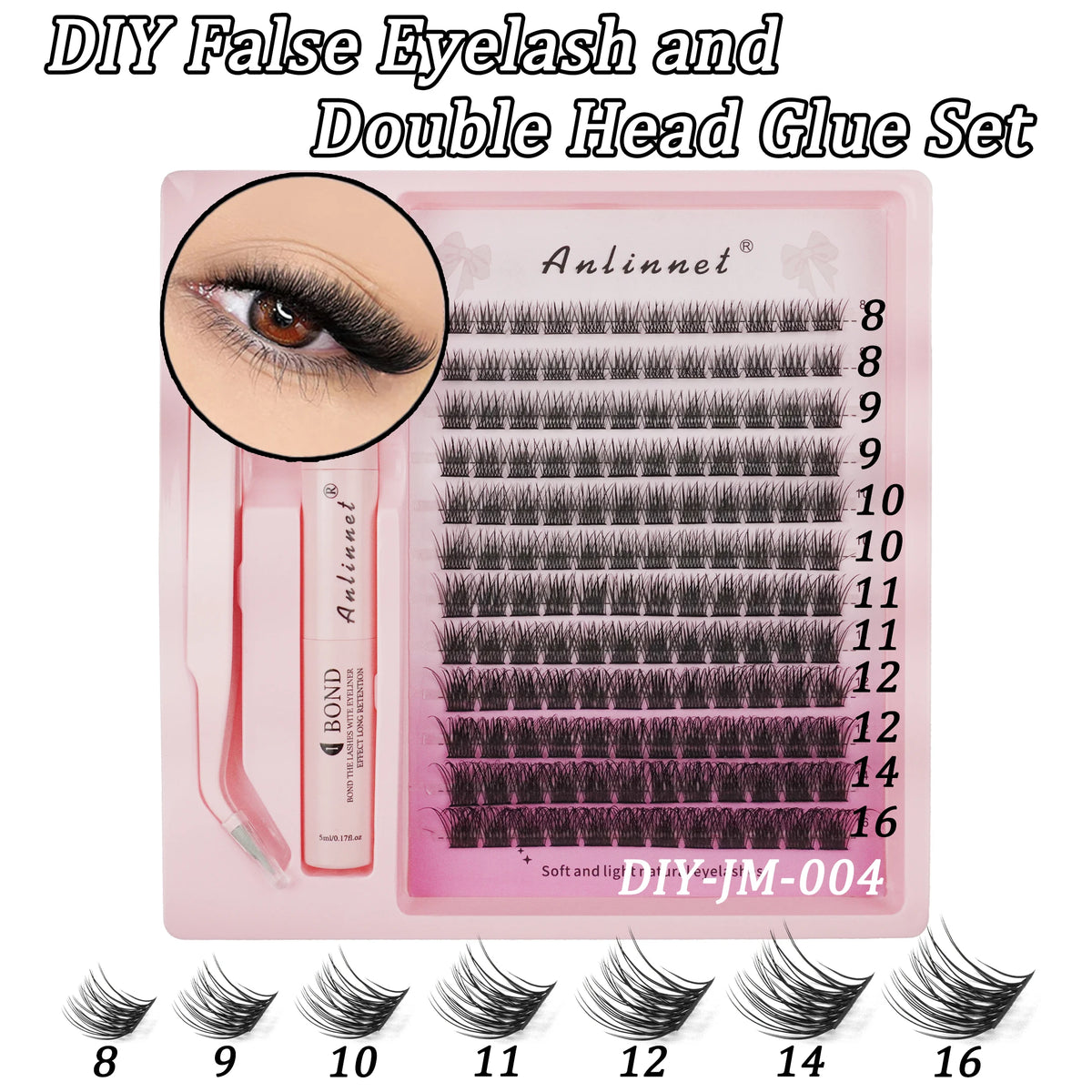 DIY Lash Clusters - 8- 15mm